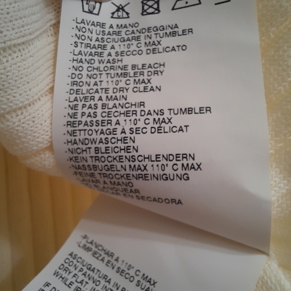 2011 MAISON MARTIN MARGIELA Deep Plunge V-Neck Knit Collared Sweater Stretch M - Picture 8 of 10